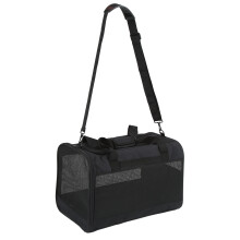 Transportín plegable para mascotas con cierre seguro, aprobado por aerolíneas, de tela suave y transpirable, cómodo para mascotas, con opciones de
