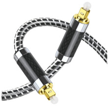 Optical Audio Cable Male To Male For Home Theater DVD Soundbar Game Console Flexible Carbon Fiber Wire With Contacts