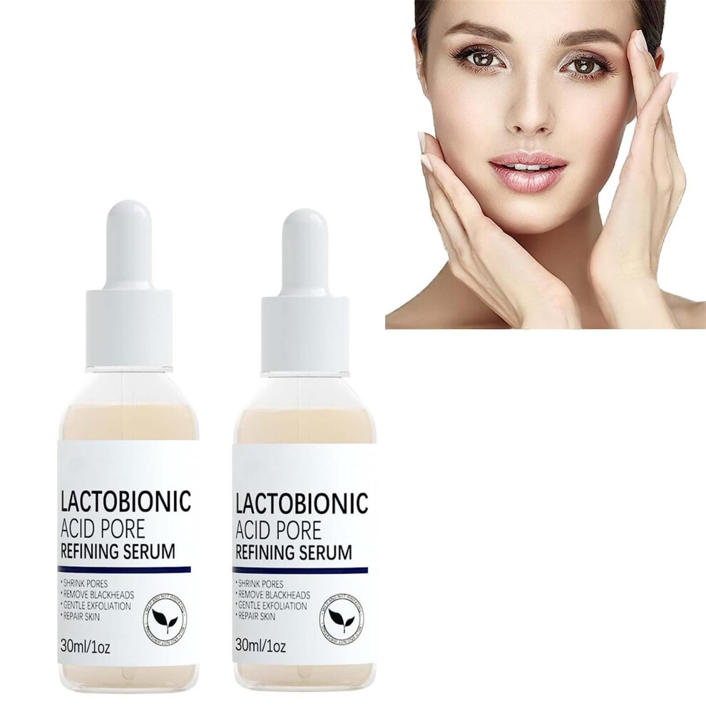 Lactobionic Acid Pore Refining Serum with Hydrating AntiWrinkle Action for Smooth, Radiant Skin