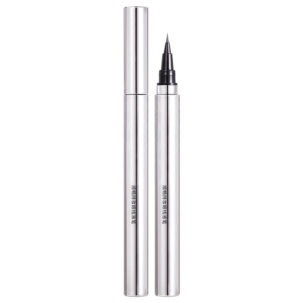Black Liquid Eyeliner Pen Cool Sweatproof Erasable Ultra Fine Tip Waterproof 2Ml