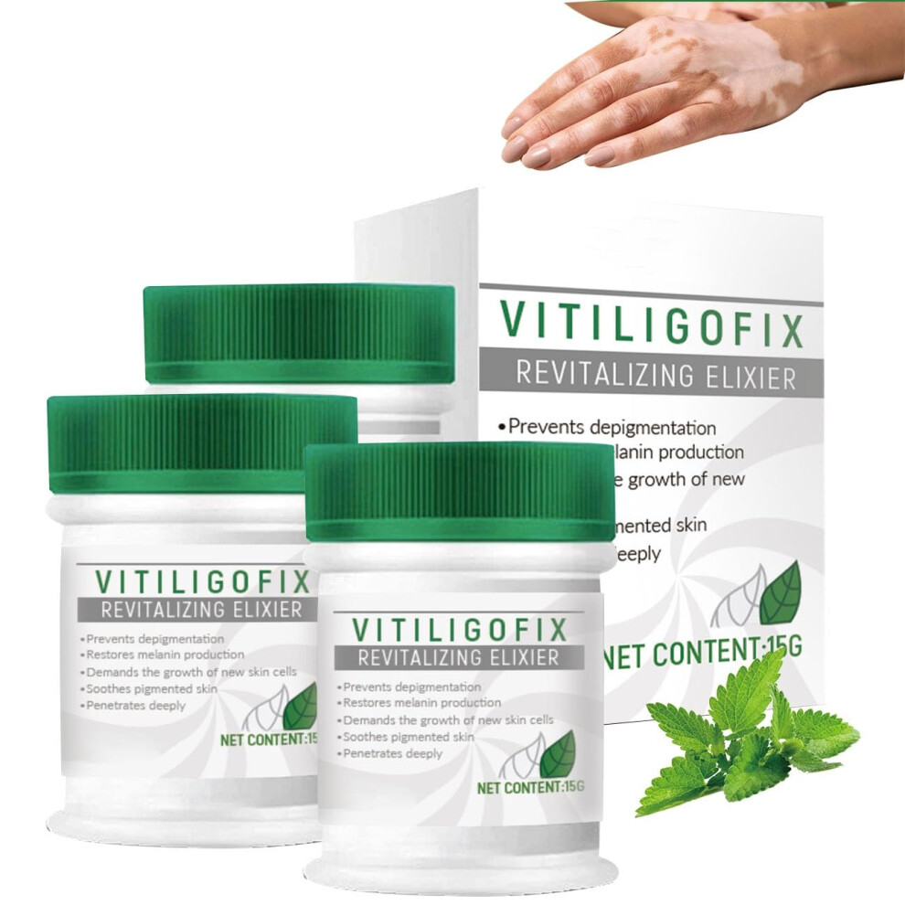Cream Vitiligo Treatment 3Pcs With Deep Hydration For Face And Body Skin Pigmentation Care