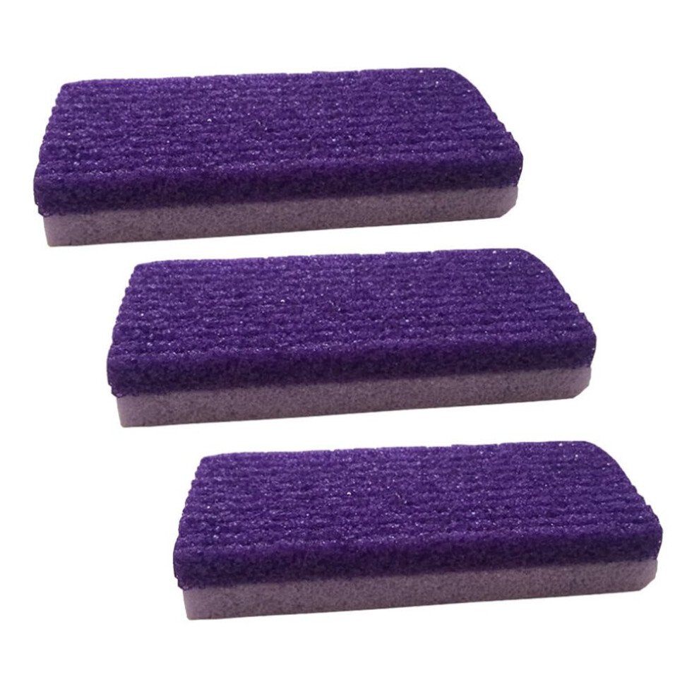 3pcs Pumice Stone Foot File DoubleSided Exfoliator Pedicure Tool for Dead Skin Removal