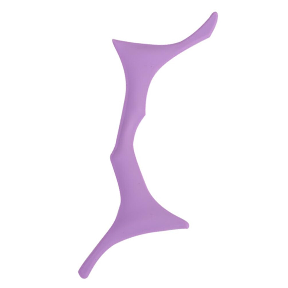 Purple Eyebrow Stencil For Women With Symmetry Brow Guide, Reusable Brow Shaping Template