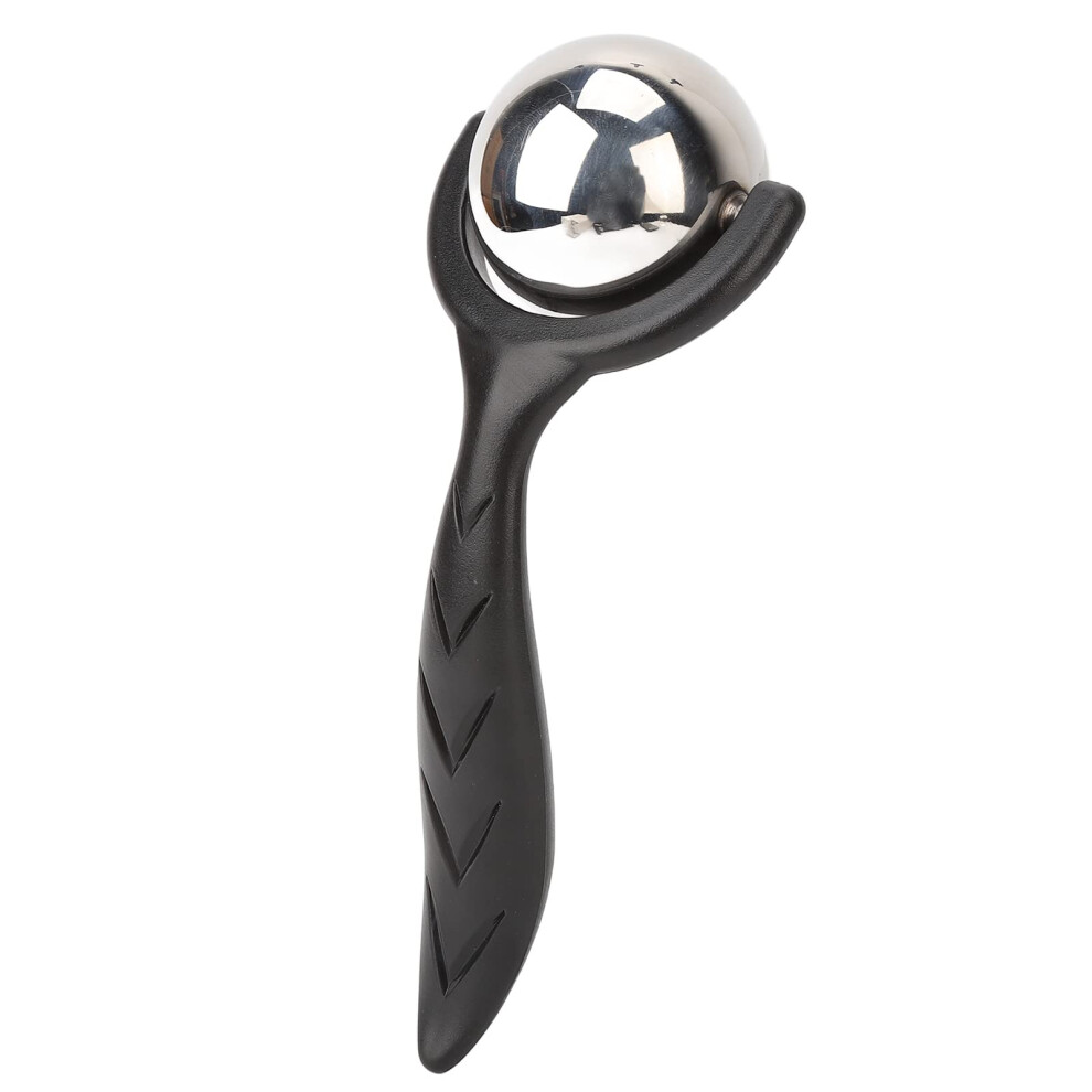 Black Facial Ice Roller Stainless Steel Face Massager For Skincare And Product Absorption