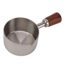 304 Stainless Steel Sauce Cup with Handle 60ml, Stackable Mini Sauce Pan for Cooking and Picnic