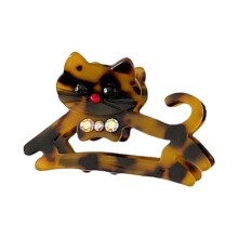 Sterke grip acetaat haarklauwclip met leuke kattenontwerpen-6