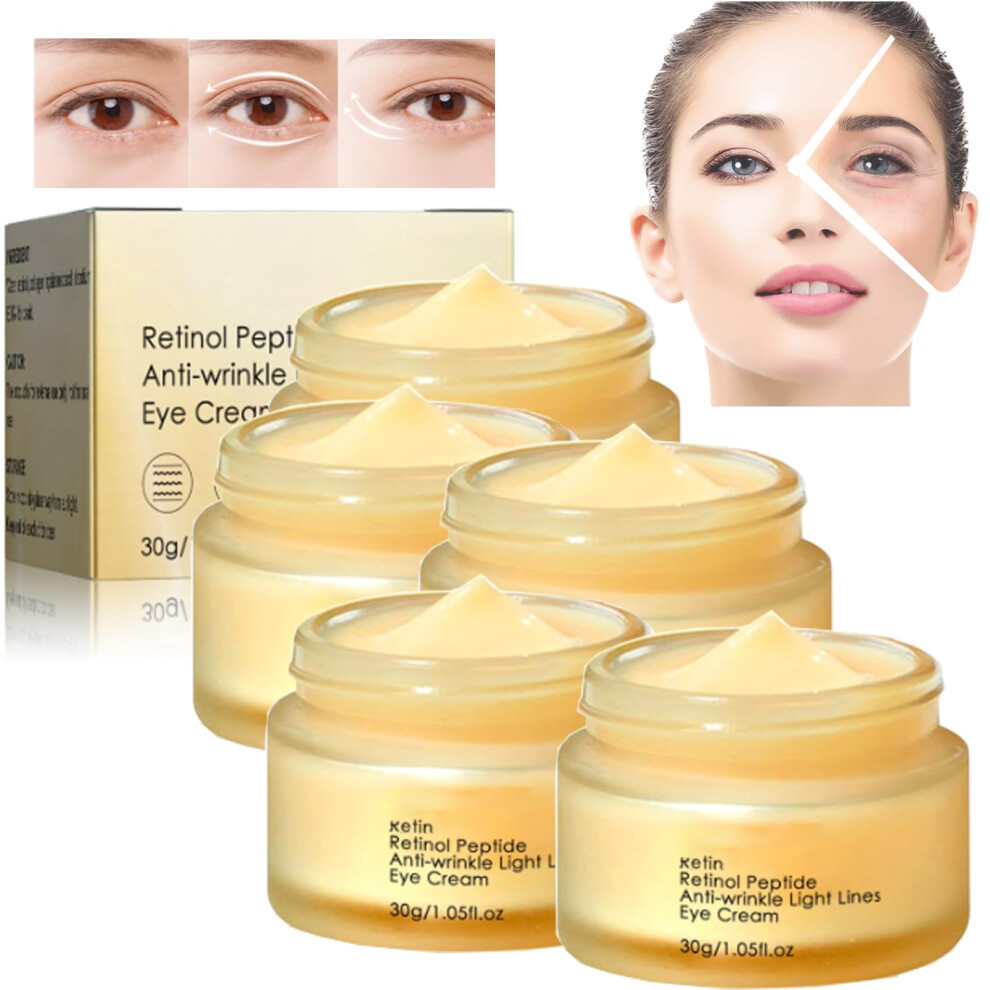 Cream/Dark Retinol Eye With Peptides Antiwrinkle Firming Hydration For Circles 30G 5Pcs