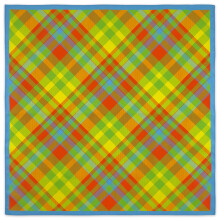 Graffiti Bandana hoofddoeken Bandana Street-Geelgroene plaid