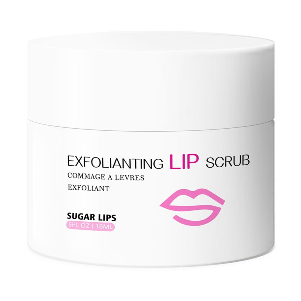 Peach Lip Scrub Exfoliating Lip Balm Honey 15Ml Smooths Rough Texture And Moisturizes Chapped Lips