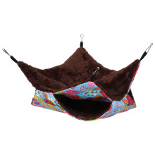 Zachte, warme stapelbed voor kleine dieren, hangmat voor huisdieren, kooiaccessoires, gezellige slaapplek, multifunctioneel dierenbed,