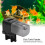 Vacation Fish Feeder Battery Powered Automatic Fish Food Dispenser With Timer Auto Fish Feeder For Small Tank Betta Turtle Pond Programmable Timer 8