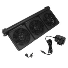 Aquarium Chiller Fish Tank Cooling Fan With Adjustable Jaws And Safety Voltage Cooling System For Salt Fresh Water Tanks