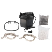 Hang-On Canister Filter for Fish Tank, Easy to Maintain Aquarium Filtration System with Chemical Filtration Technology, Powerful 3-Stage Filtration
