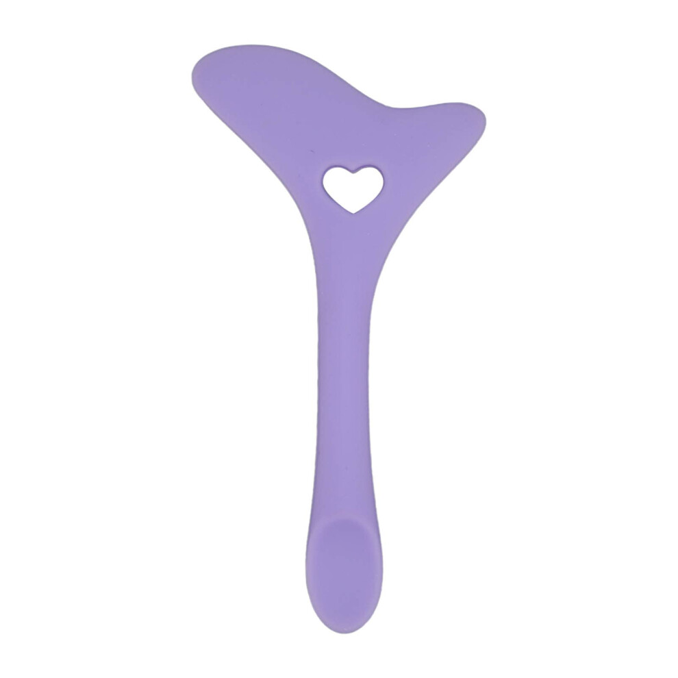 Cream,Purple Eyeliner Stencil Reusable Silicone Winged Eyeliner Tool With Symmetrical Guide And Cream Applicator Purple