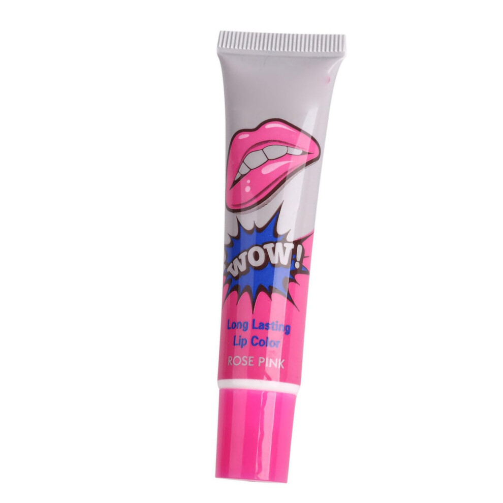 Peel Off Lip Tint Waterproof Long Lasting Nonsticky Beeswax Lipstick Rose Color