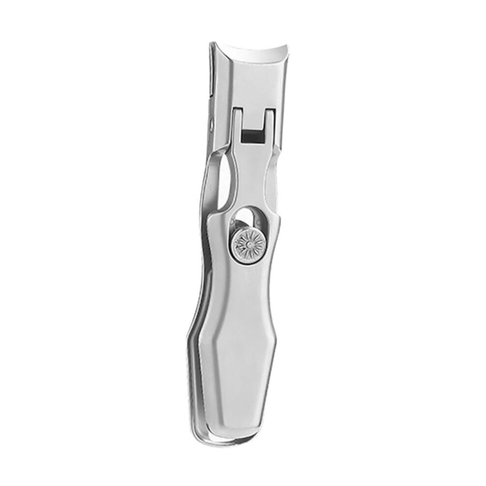 Stainless Steel Toenail Clipper for Thick Nails with Precision Cutting Edge and Ergonomic Grip