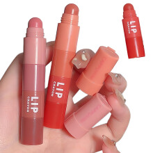 Matte Lipstick Set 8 Colors Velvet Finish Waterproof Long Lasting Mini Crayon for Travel