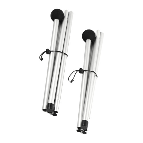 2Pcs Adjustable Length Outdoor Awning Support Poles Light Weight