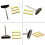 Luthier Grade Fret Pressing Tool Set Includes 3 Brass Inserts 6