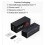 (3pcs essential oil, white) My Mini Fireplace Diffuser for Essential Oils,Flame Aroma Humidifier with Remote 3