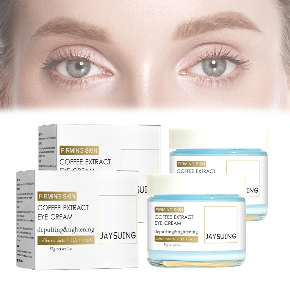 Cream/Dark Caffeine Retinol Eye For Circles And Puffiness, AntiâAging Wrinkle Care With Peptides, 2Pc