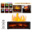 (no essential oil, black) My Mini Fireplace Diffuser for Essential Oils,Flame Aroma Humidifier with Remote 1