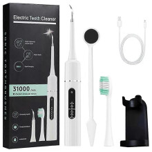 (Black Basic) Teeth Cleaner, Sono Sparkle Portable Remover Toothbrush