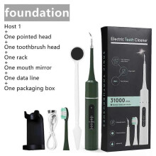 (Green Basic) Teeth Cleaner, Sono Sparkle Portable Remover Toothbrush