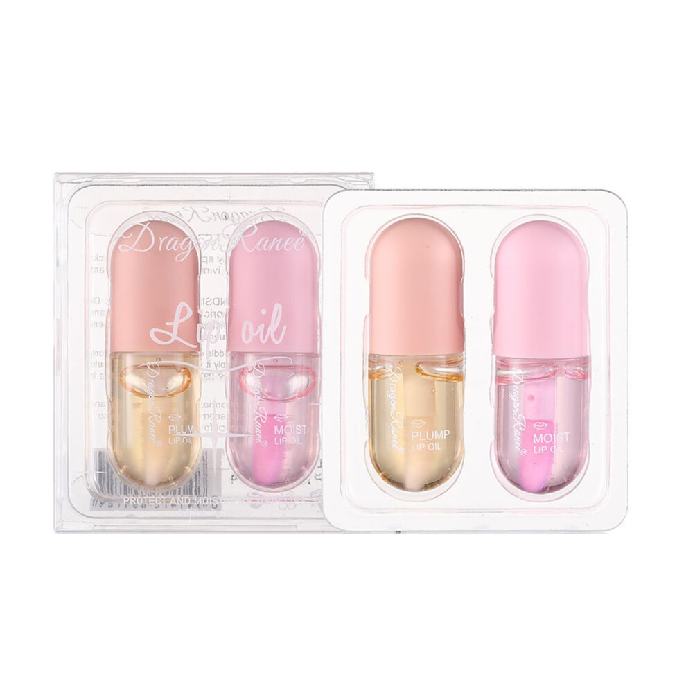 Lip Oil and Gloss with Deep Hydration NonSticky Shine Transparent Finish Lightweight Formula