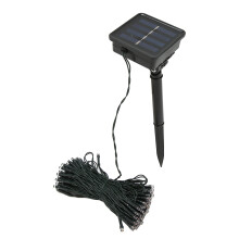 Luci a stringa solari LED da 12m con 100 chip e 8 modalità esterne decorative