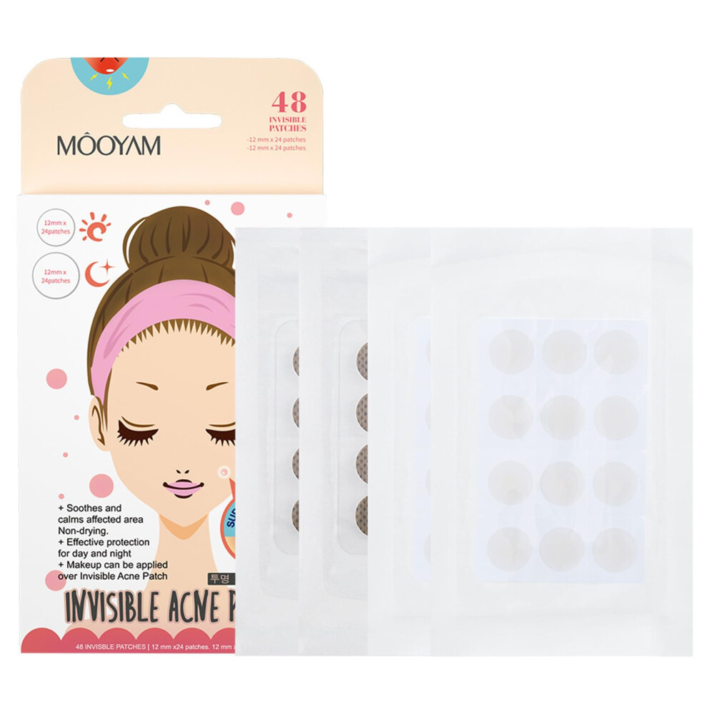 Acne Patches Day and Night Duo with Tea Tree and Centella, Waterproof Hydrocolloid Pimple Patch, 144 Dots