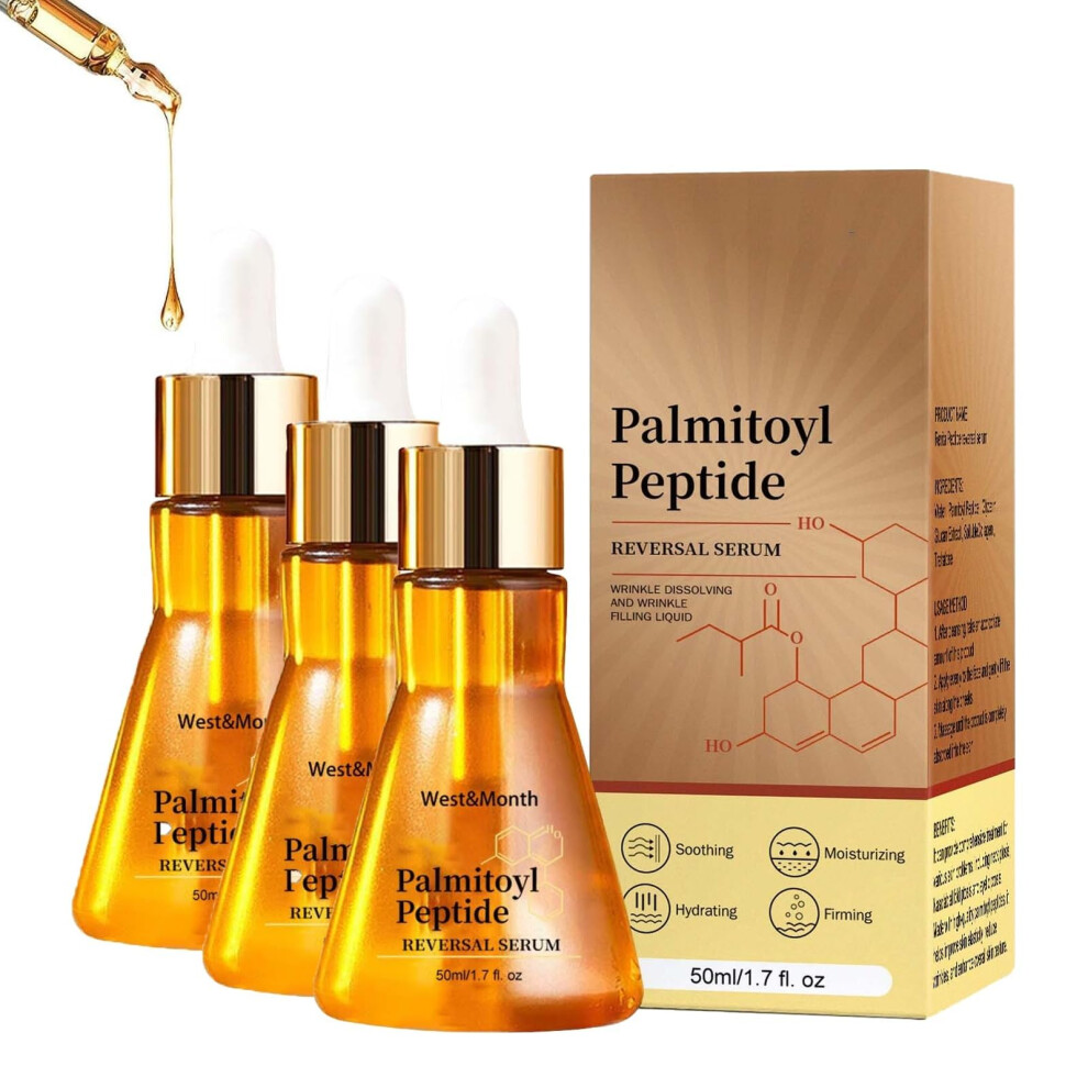 Collagen Peptide Anti Aging Serum for Face Firming Tightening Fine Lines Filler 3pcs