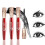 Waterproof 4D Lengthening Mascara 3 Pack with Volumizing SmudgeProof Sweatproof Formula 1