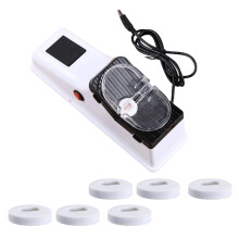 Electric Blade Sharpener Lightweight ABS Set USB-White