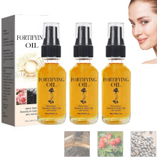 Face Serum with Castor Black Seed and Rosehip Oils, AntiAging Collagen Boost, Deep Hydration
