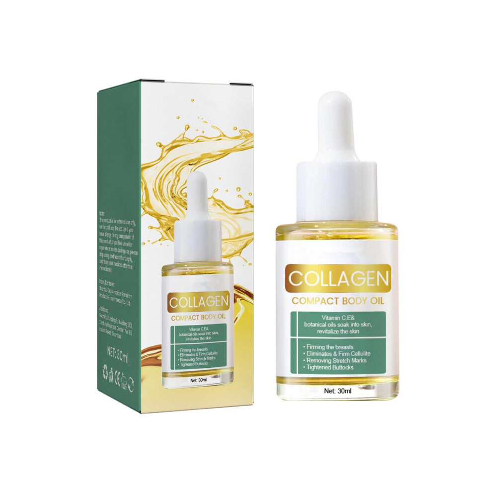 Collagen Firming Body Serum and Moisturizing AntiAging Body Oil Pack of 3 for Women
