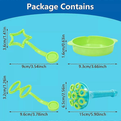 Trumpet Bubble Blower, Speaker Bubble Blower Set, Funny Bubbles Maker Toys 1
