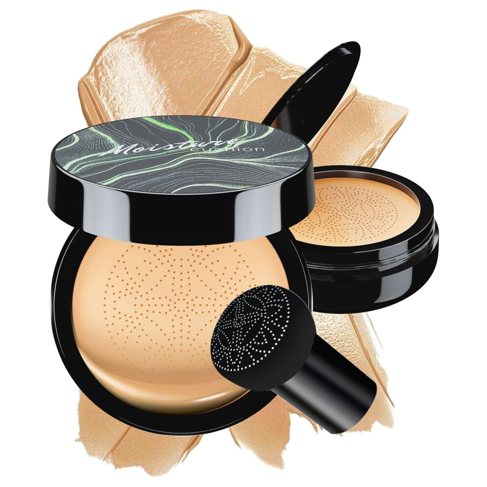 Cream/Beige Bb Foundation For Mature Skin, Longlasting Hydrating Cc Buff With Full Coverage