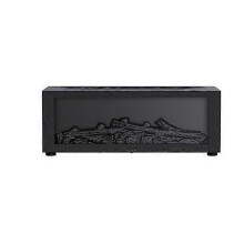 (Black without essential oil) My Mini Fireplace Diffuser for Essential Oils,Flame Aroma Humidifier with Remote