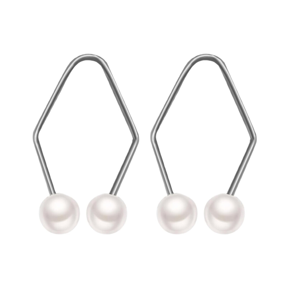 White Cheek Dimple Trainer And Smile Trainer Device, Facial Muscle Exercise Tool, 2Pcs For Natural Dimples