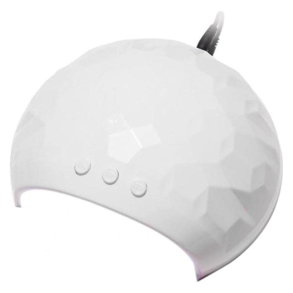 White 48W Uv Led Nail Lamp Gel Nail Dryer With Timer Fast Curing Auto Sensor For Home And Salon