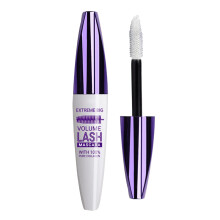 4D Silk Fiber Mascara Double Brush Lengthening Waterproof SweatResistant LongLasting Volume 6ml