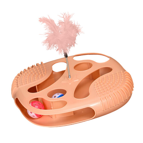 Permanentes Polystyrol-Puss-Spielspielzeug mit spannenden-Rosa