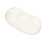 Cuscino da collo a forma di uovo per ufficio e sonno, cotone, bianco 5