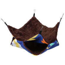 Zachte, warme stapelbed voor kleine dieren, hangmat voor huisdieren, kooiaccessoires, gezellige slaapplek, multifunctioneel dierenbed,