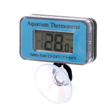Termómetro digital LCD para acuario, resistente al agua, con ventosa, diseño inalámbrico, herramienta de monitoreo de temperatura de alta