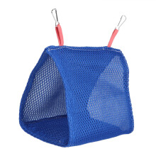 Hamac pour perroquet, hamac en maille respirante, nid suspendu frais et confortable pour l'été, avec une conception ouverte et un nid à double
