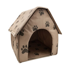 Foldable Pet Tent House With Mat, Warm And Soft Pet House For Cats Dogs, Breathable Fabric Pup Tent Bed Easy To Clean Durable Construction Foldable De