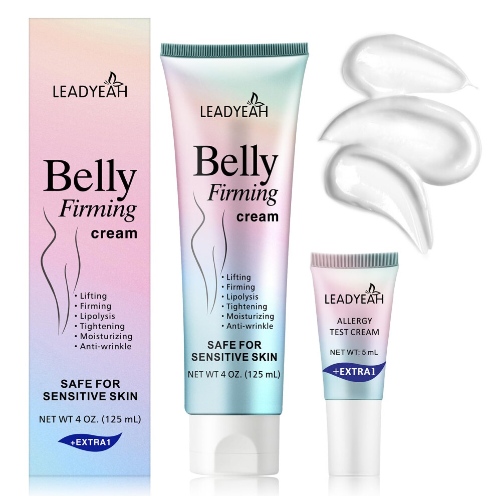 Cream Belly Firming For Women With Targeted Stomach Tightening And Moisture Boost For Thighs And Butt