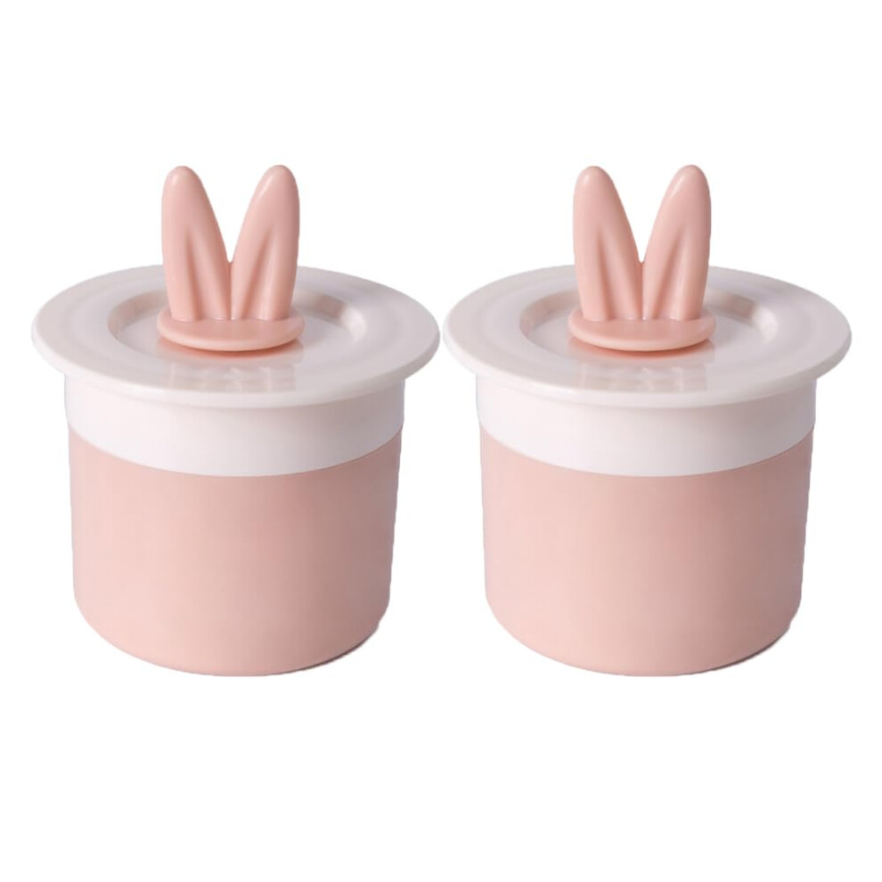 Pink Foam Facial Cleanser Bubble Foaming Cup Set, Rich Dense Foam Maker For Gentle Face Wash